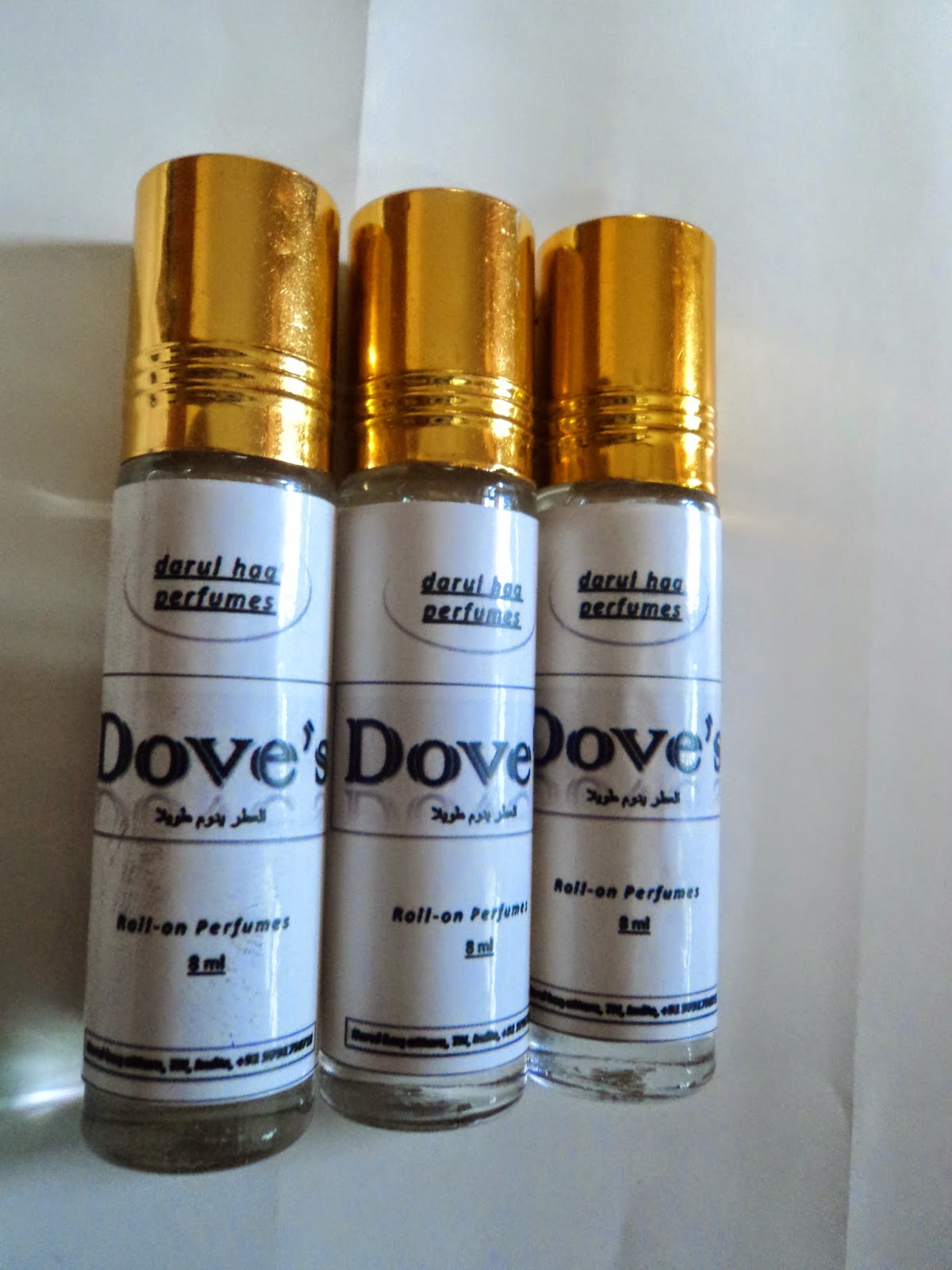 dove's almas 8 ml rollon perfume / highly concentrated perfume / long