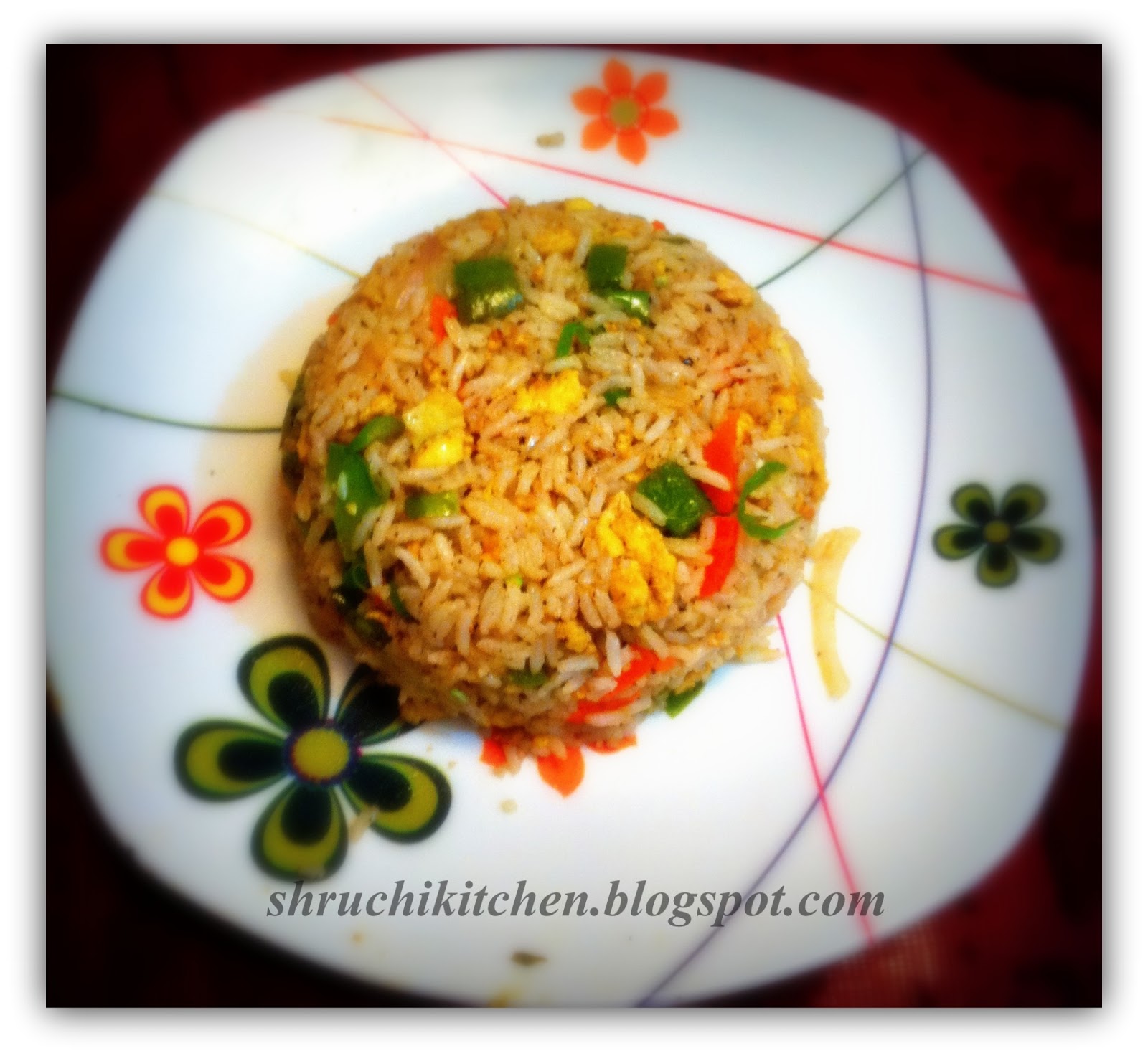 Shruchi Kitchen: Egg Fried Rice