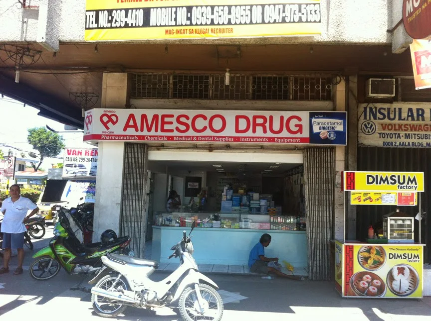 Open-air Drug Stores are found all over the Philippines.
