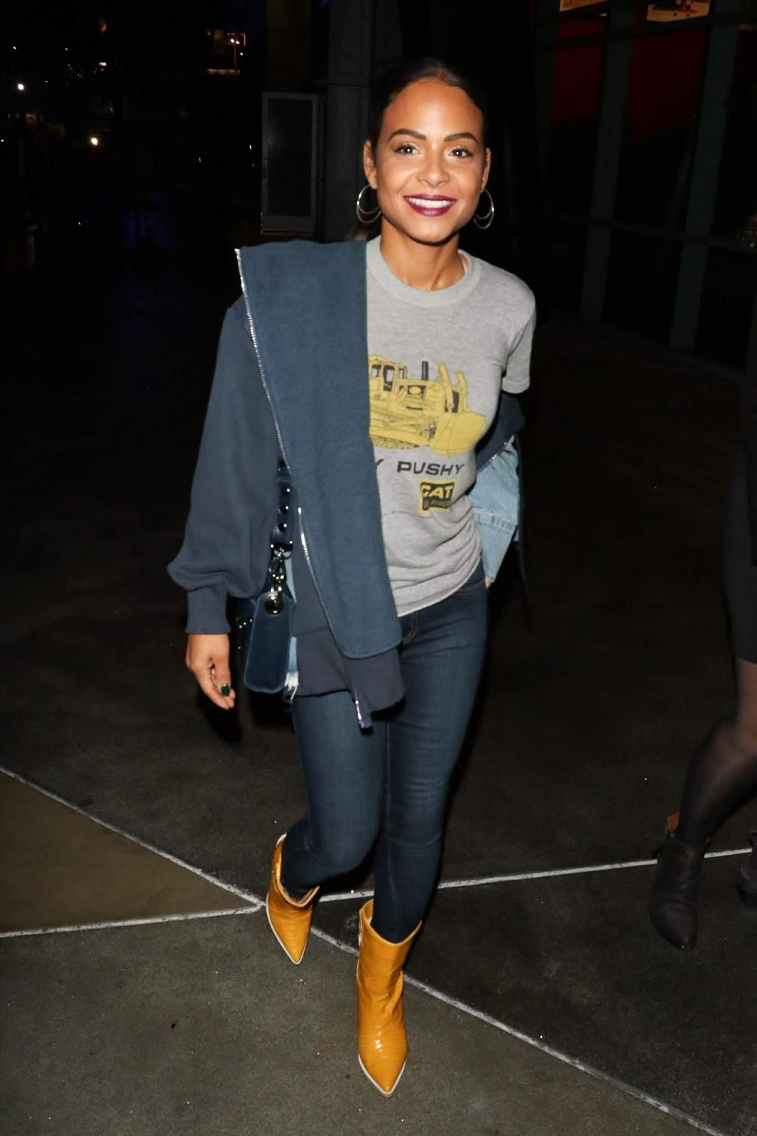 Christina Milian - At The Staples Center in Los Angeles 11/23/18