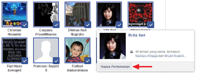delete facebook friends Cara Menghapus Teman Facebook yang Minim Interaksi