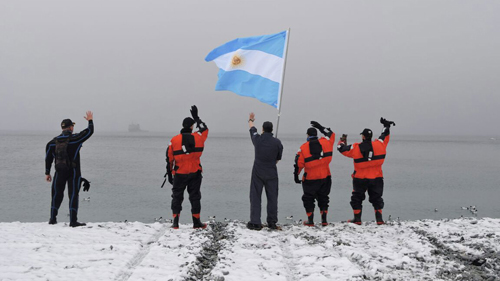 Resultado de imagen de Recambio de dotación en las Islas Orcadas