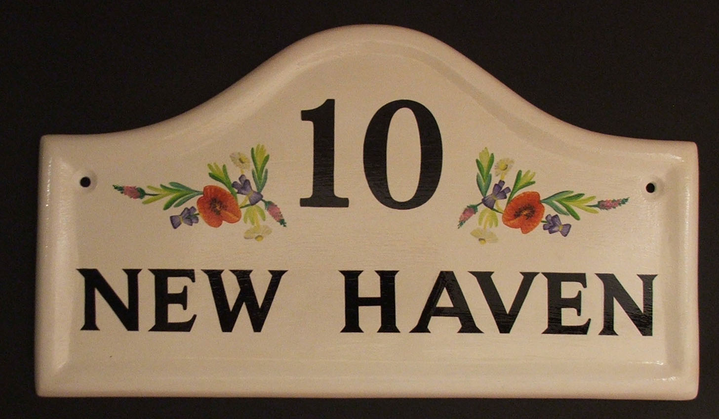 Hand Painted House Signs by Ceramic Art Hand Painted Ceramic Signs