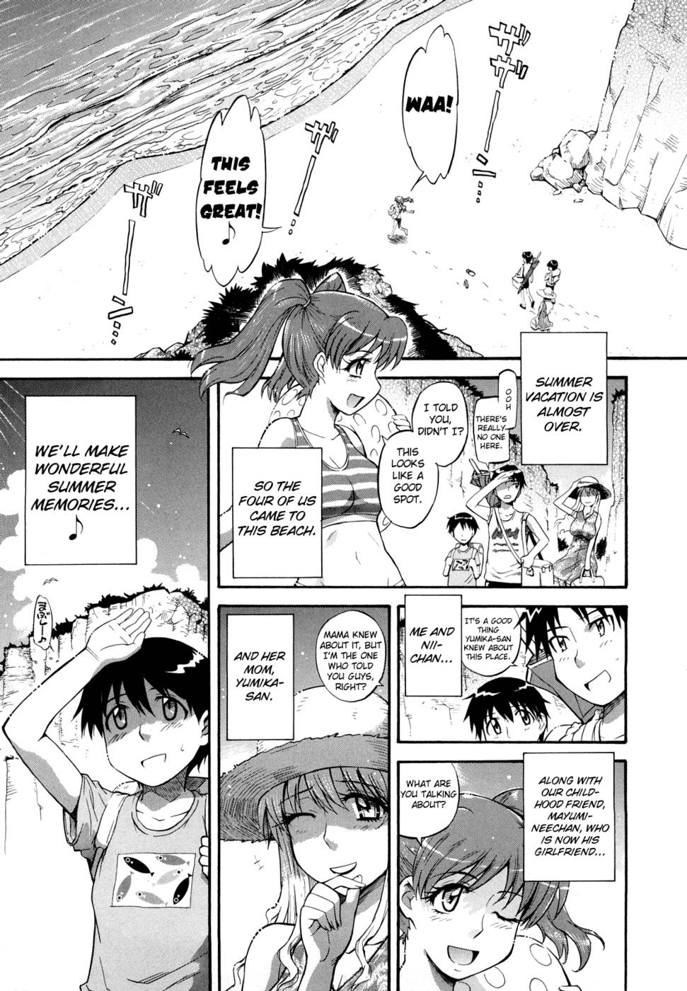 Hentai Manga Comic-Beach Time-Read-1