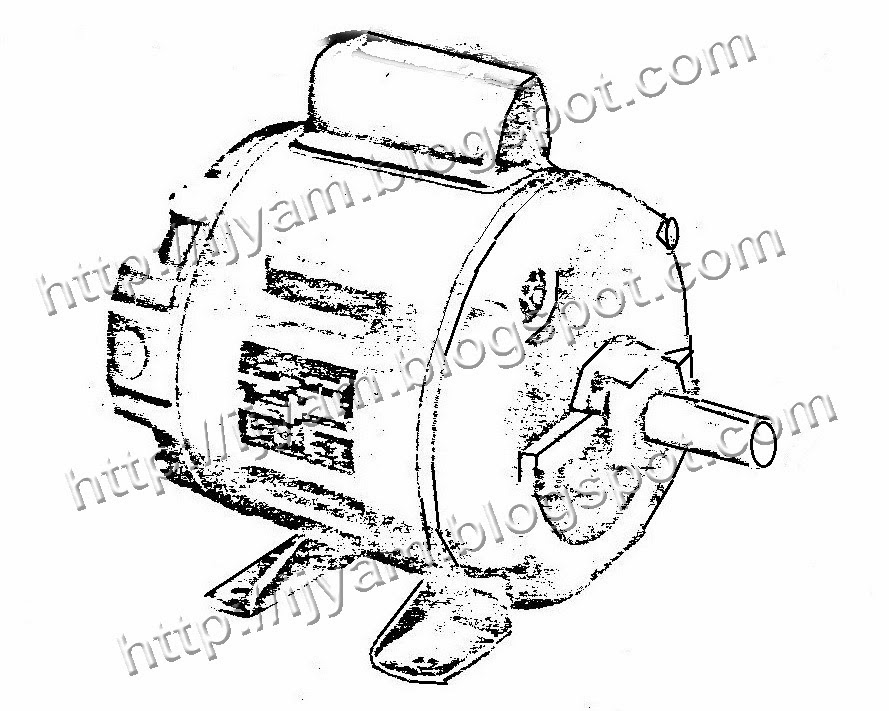 Electrical Control Circuit Schematic Diagram of Capacitor Start Motor