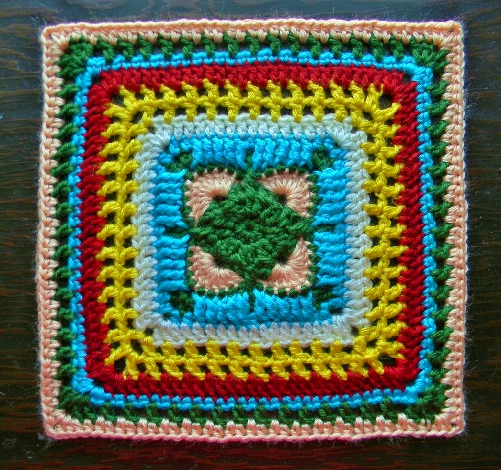 Free Crochet Pattern - Whimsical Block Granny Square