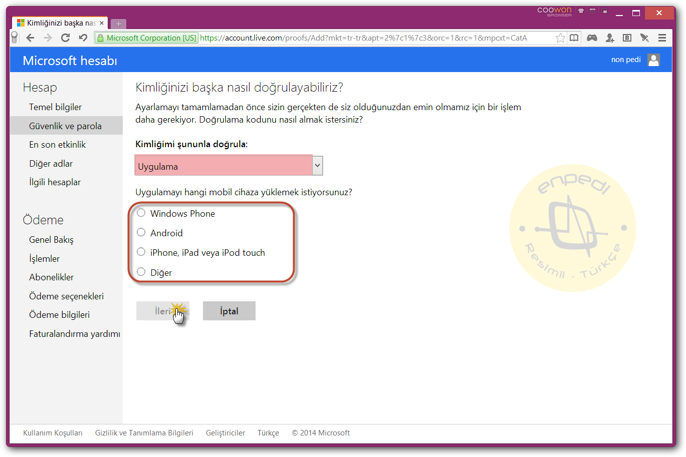 https 8 enpedi com 2014 10 microsoft hesab iki asamal dogrulamay html