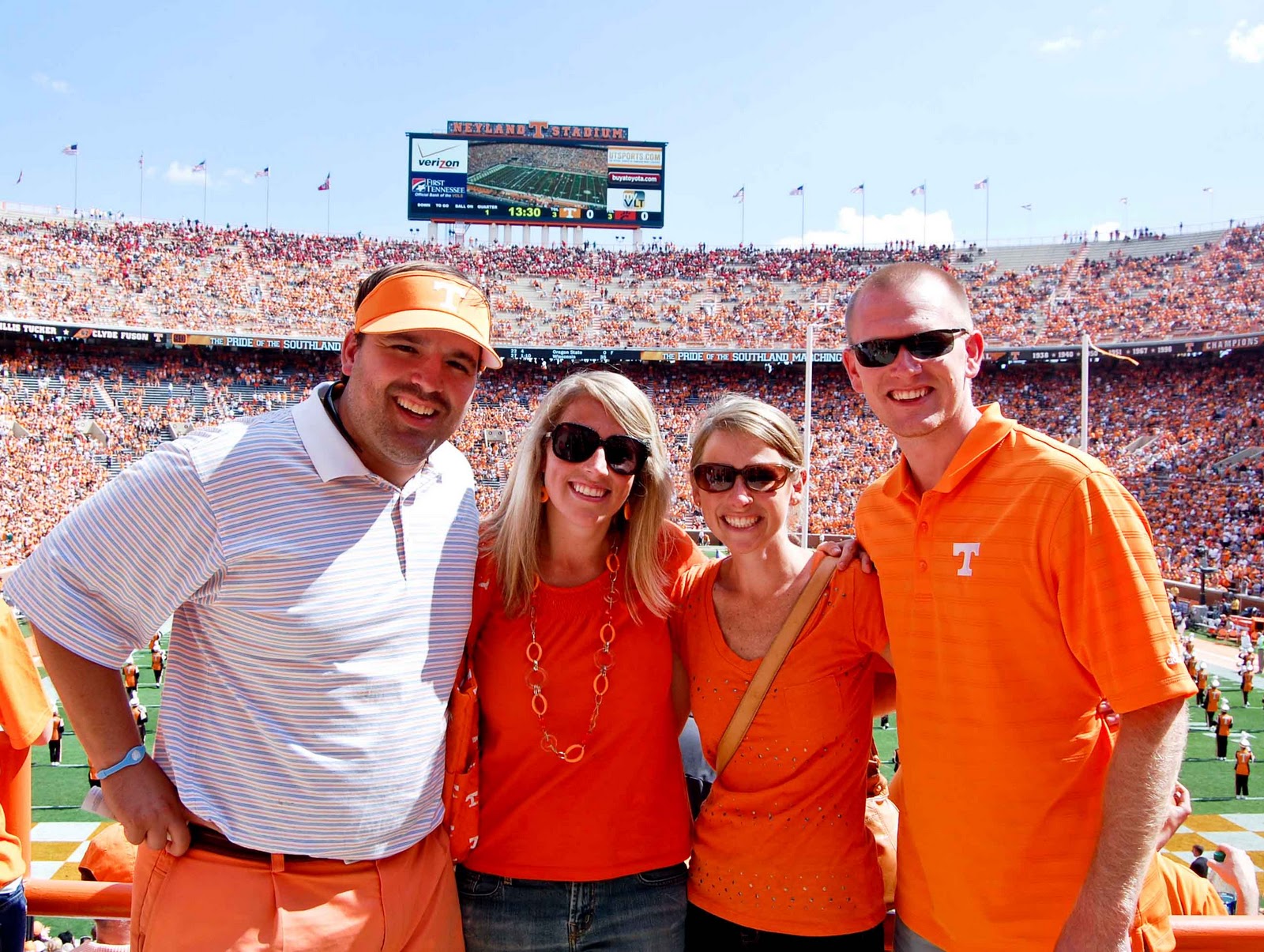 Josh, Whitney, Colton, & Carrington Tailgate and UT game!