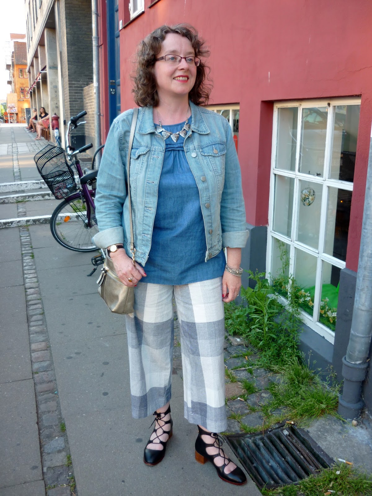 How to Style Culottes 3 Ways | Casual, Smart & Office | Indigo, Grey ...
