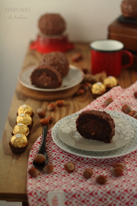 Ferrero Rocher XL (Nutella, avellanas y chocolate con leche)
