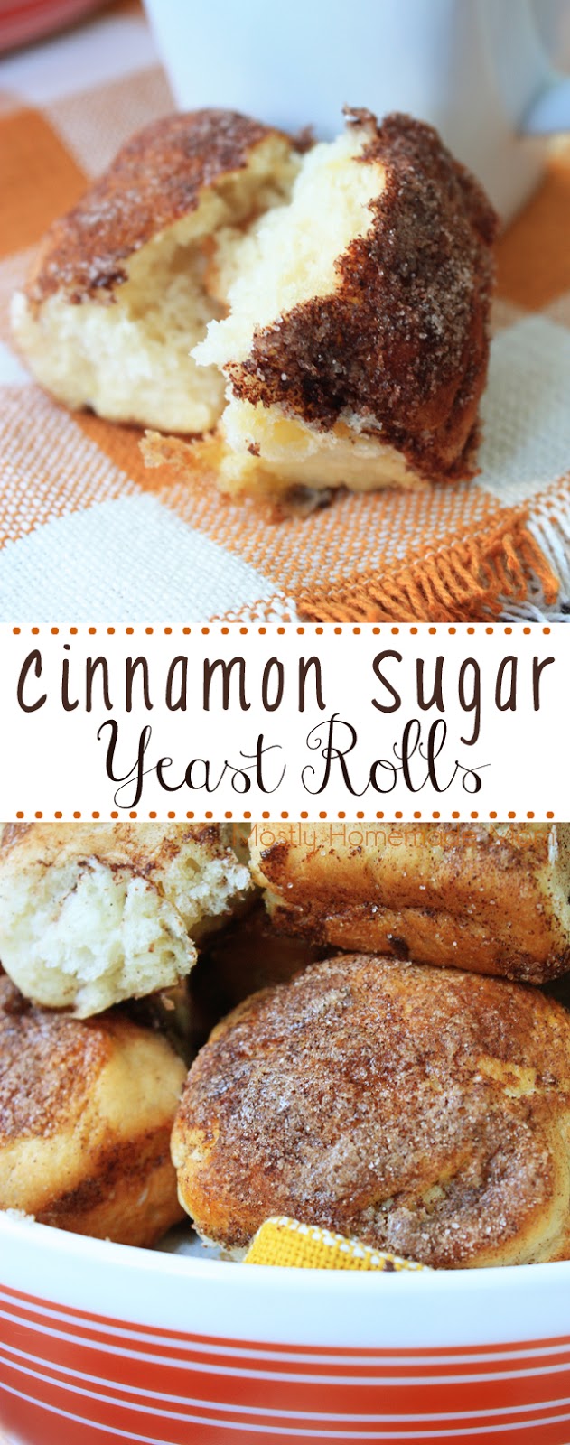 Cinnamon Sugar Yeast Rolls Mostly Homemade Mom
