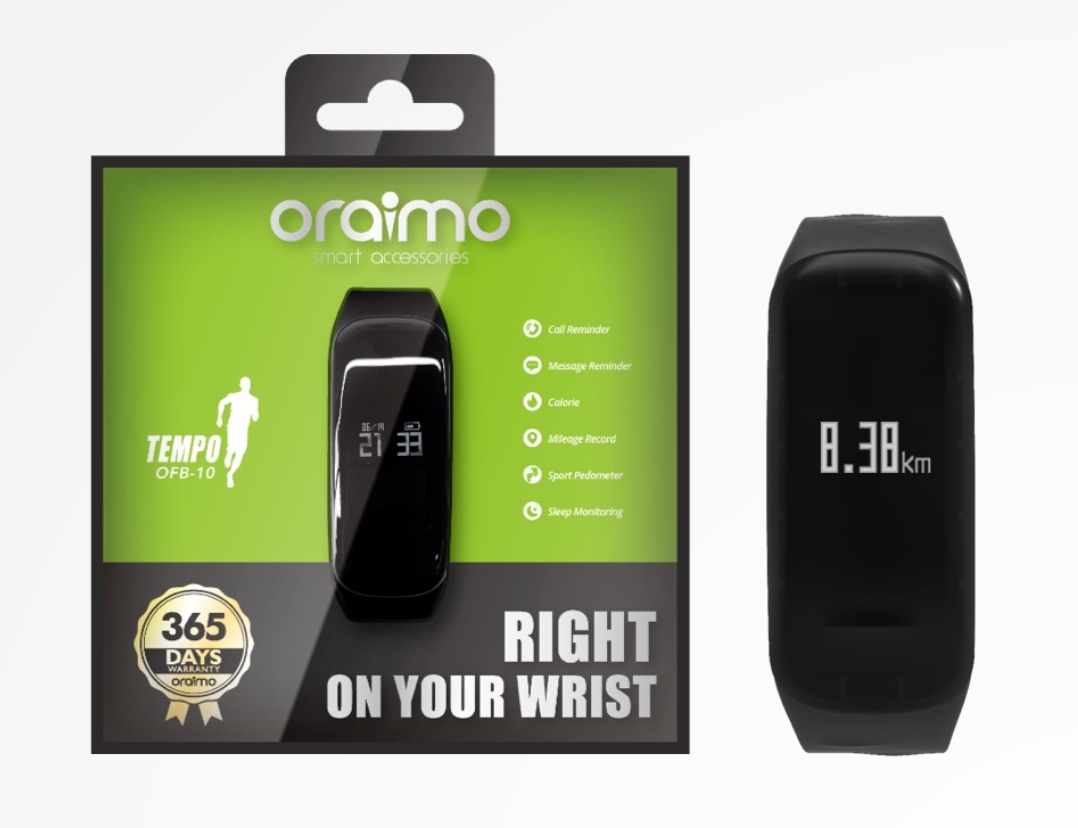 oraimo fit band specifications