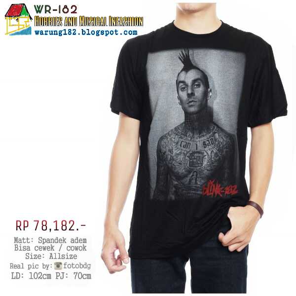 Kaos Travis Barker jual kaos musik edisi blink 182 travis landon barker Kaos Travis Barker jual kaos musik edisi blink 182 travis landon barker