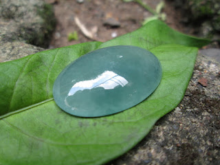 Natural Jadeite Jade Type A Birma Big Size Oil Texture Memo DGL JDT001
