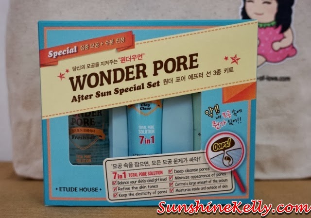 New Year New You with Bag Of Love Review, New Year New You, Bag Of Love, beauty bag, beauty review, Etude House, Etude House Wonder Pore After Sun Special Set