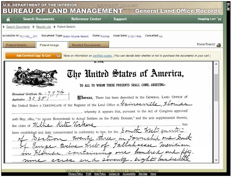 Miles' Genealogy Tips Using BLM Land Patent Maps for Family History