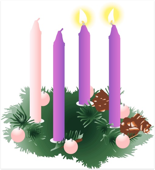 second sunday of advent candle