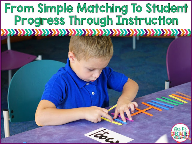 Matching and imitation are great beginning skills, but as special educators we need to make sure that we don't let our students get stuck at that level. Here are some tips on getting started on instruction that will lead to higher level skills.