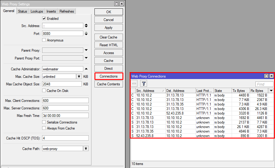 Effective cache size. Effective cache size