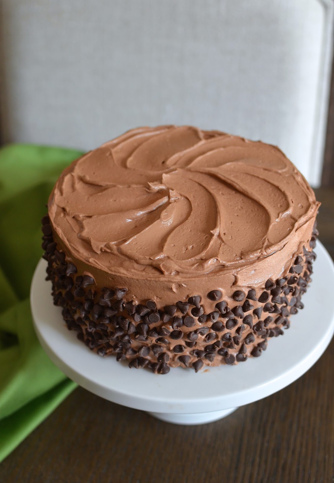 Playing with Flour Mint chocolate chip cake