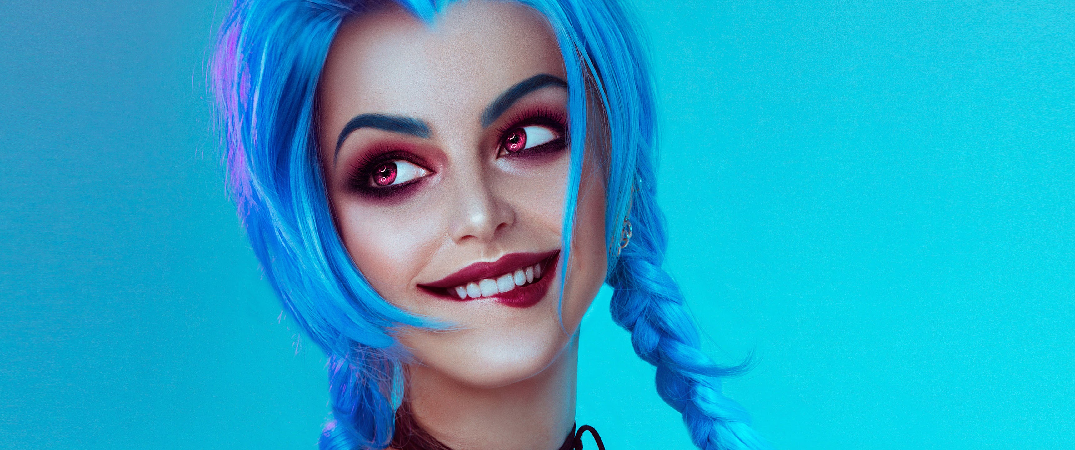 Jinx Cosplay Lol 4k Wallpaper 85