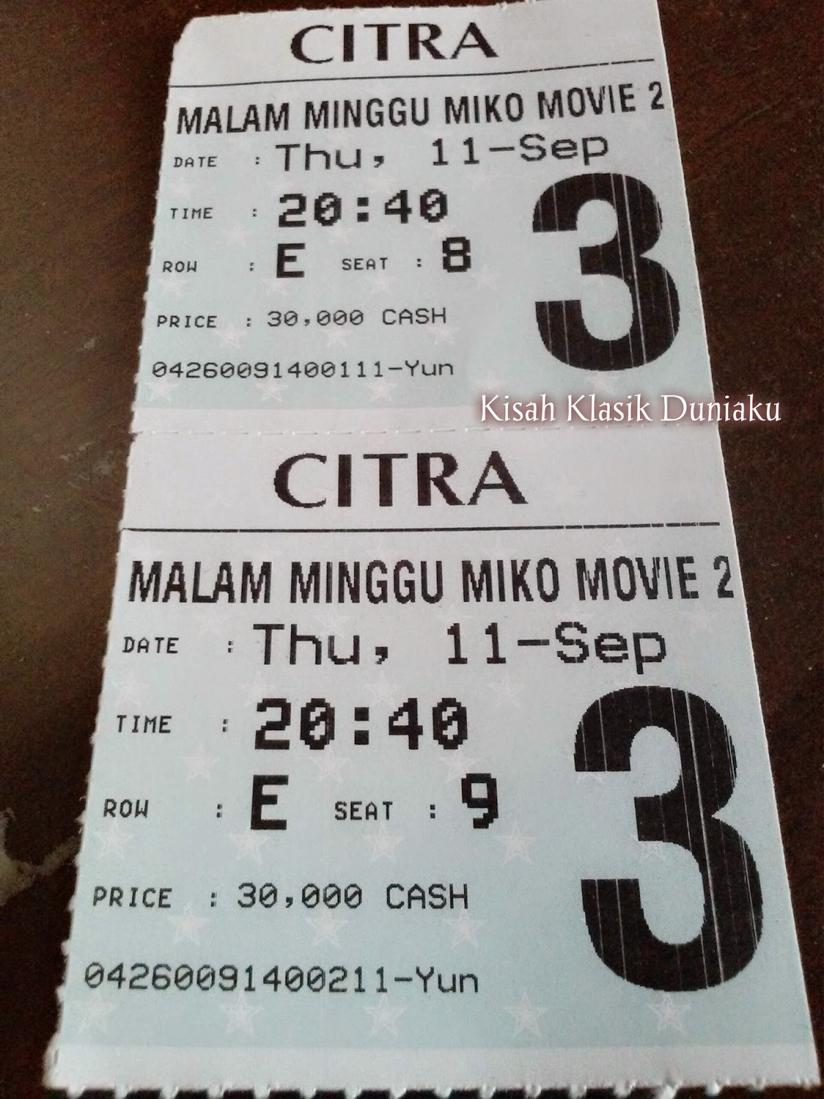 Kisah Klasik Duniaku: [Review] : "Malam Minggu Miko Movie"