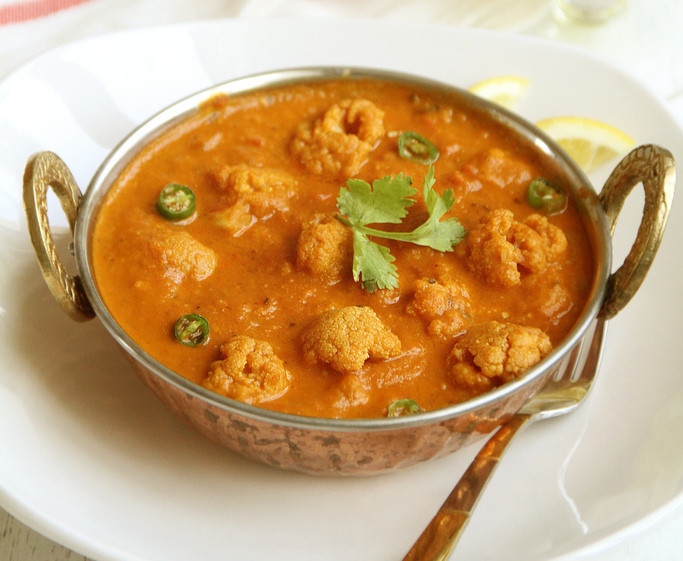 Gobi Butter Masala Cauliflower Butter Chicken Style World Food Diary