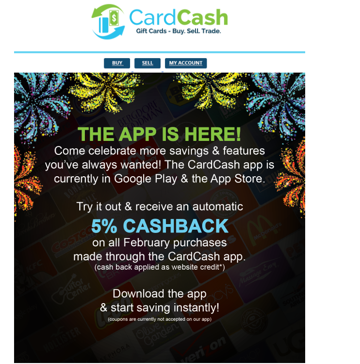 Oren S Money Saver Buy On Cardcash App And Get 5 Statement