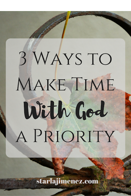Making Time with God a Priority