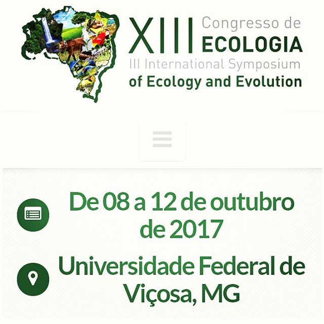 XIII Congresso de Ecologia do Brasil abre inscrições