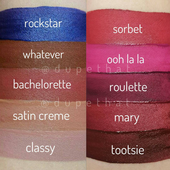 coloured raine matte lip paint