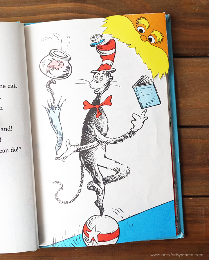 Celebrate Dr Seuss' birthday with Free Printable Lorax Corner Bookmarks!