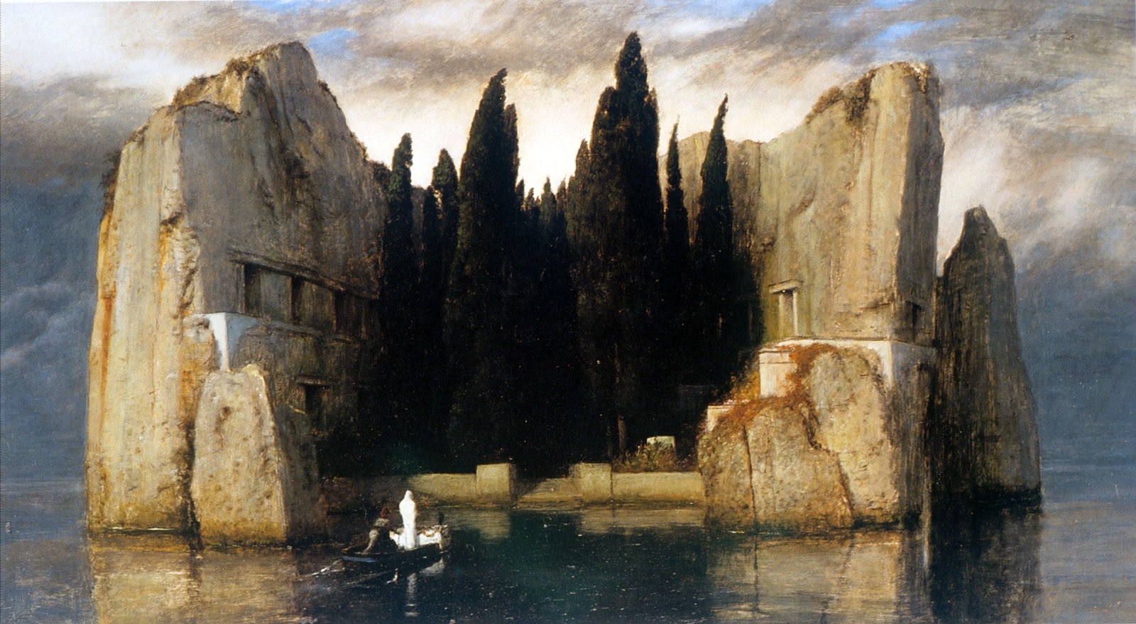 Alien Explorations Alien Covenant Terrace With Garden By Wayne Haag Homage To Arnold Bocklin S Isle Of The Dead