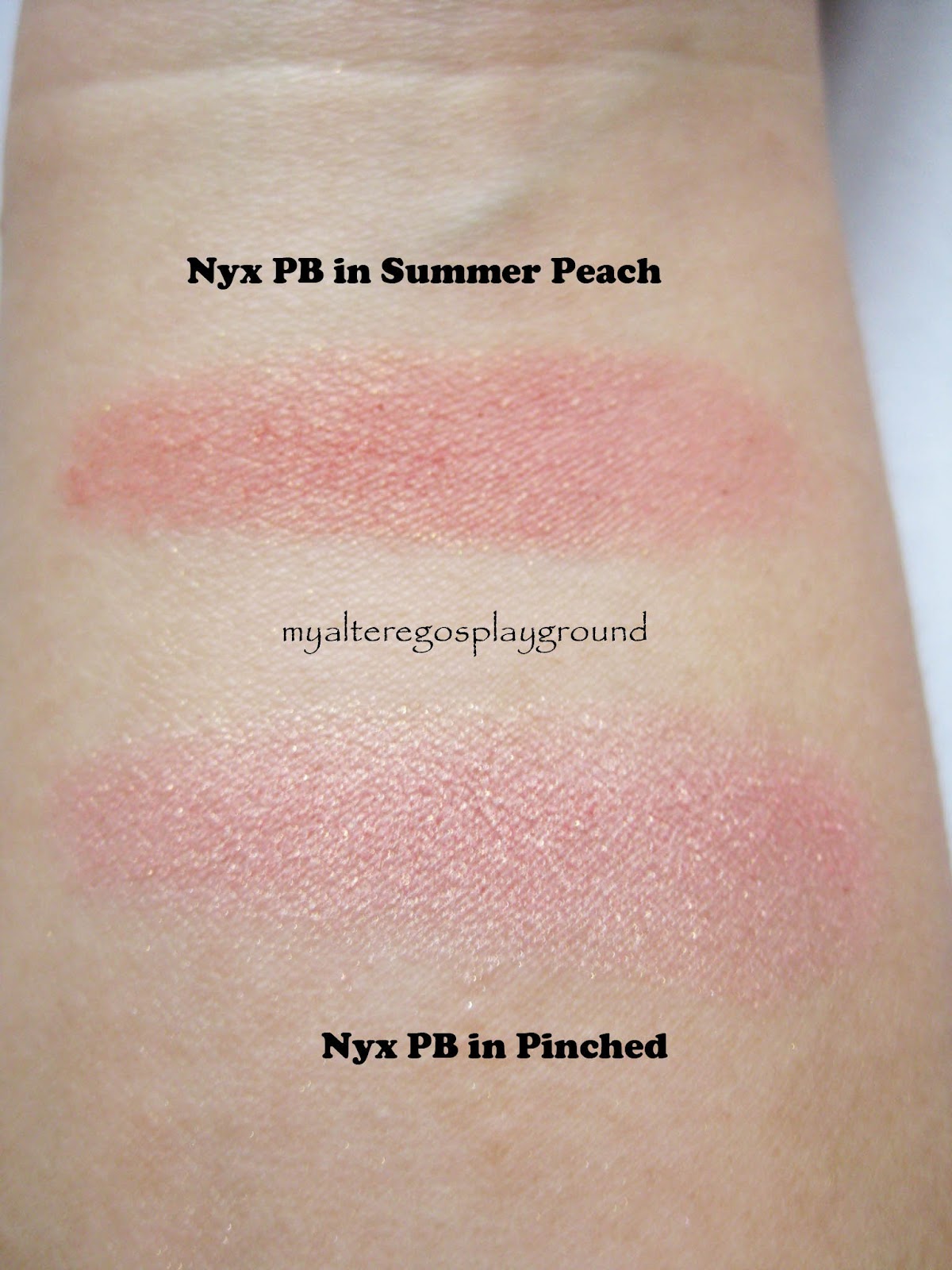 nyx peach blush