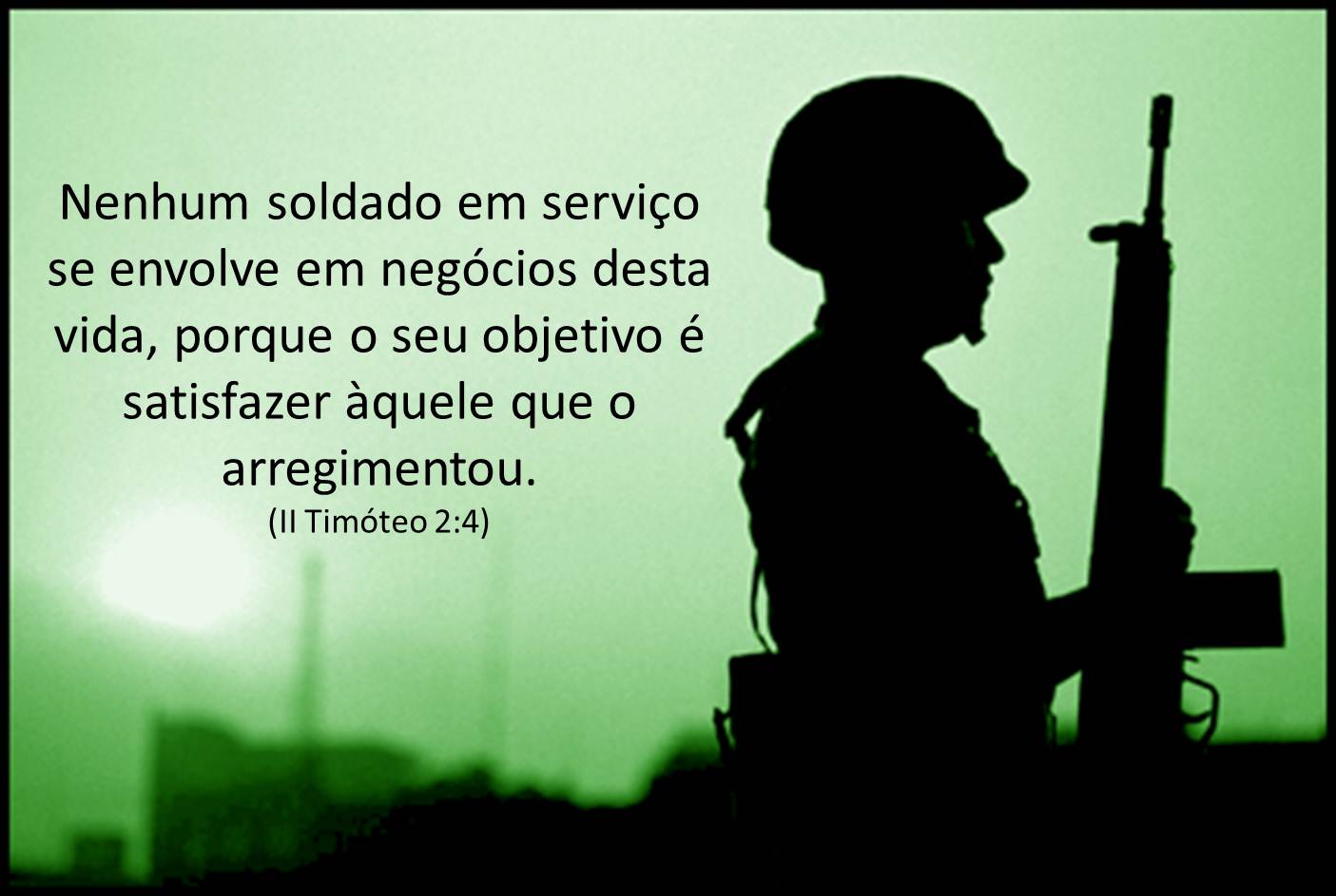 Gerados por Cristo Soldados de Deus Gerados por Cristo Soldados de Deus