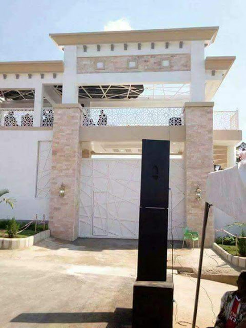 Photos: Governor Yahaya Bello reportedly opens his state-of-the-art mansion in Okene