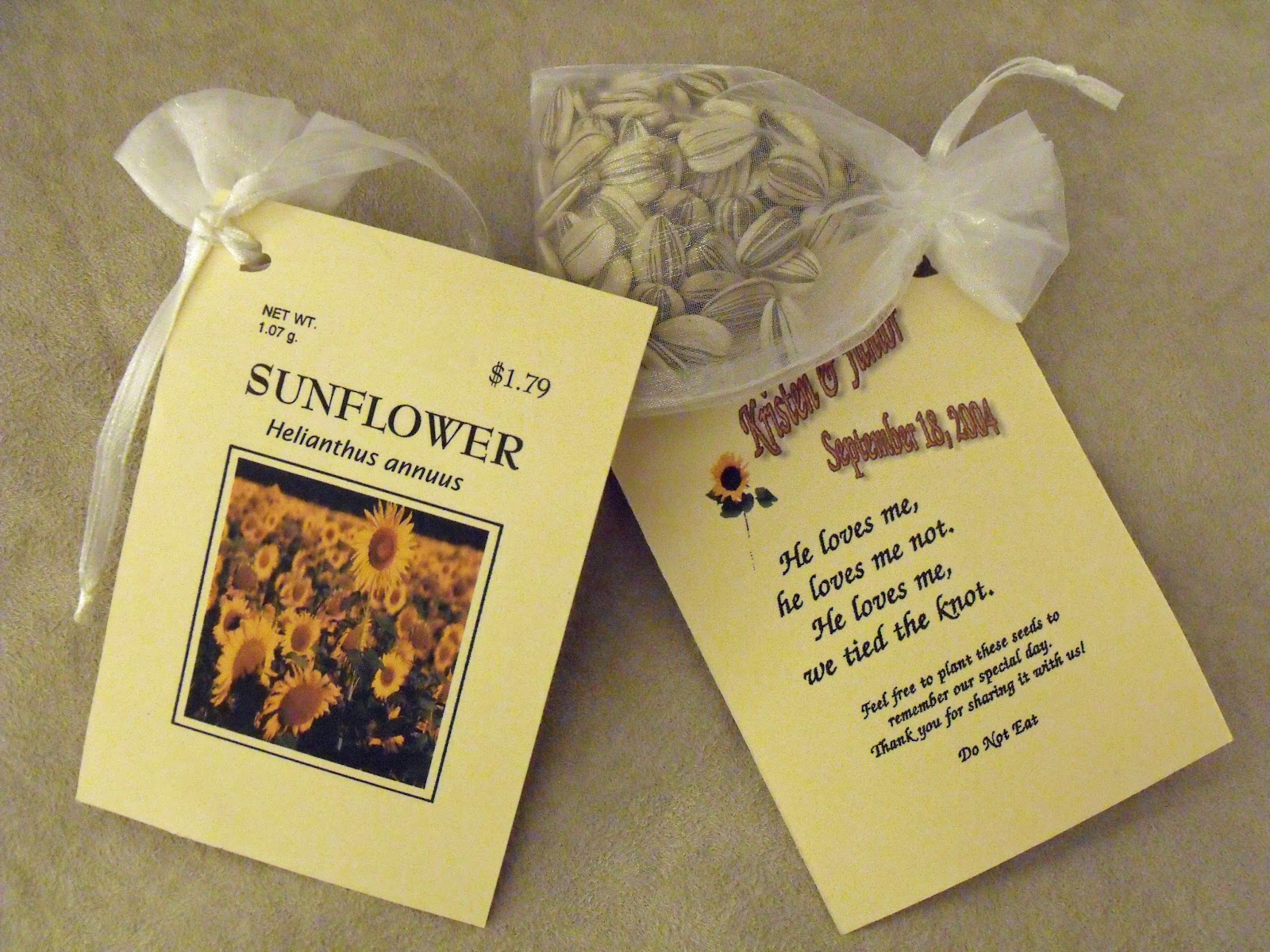 Inspiration 40 of Sunflower Seed Packets For Wedding Favors