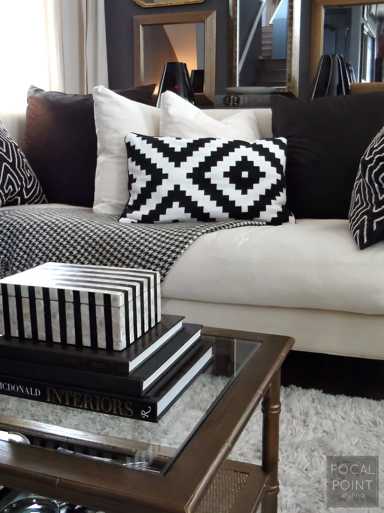 Focal Point Styling Thrifted Chic Black White Living Room On Of All The Seasonal Changes I Ve Done To Our Al Home Here In Az Think Jeff And Enjoyed This Most It S An Eclectic Mix Past Present