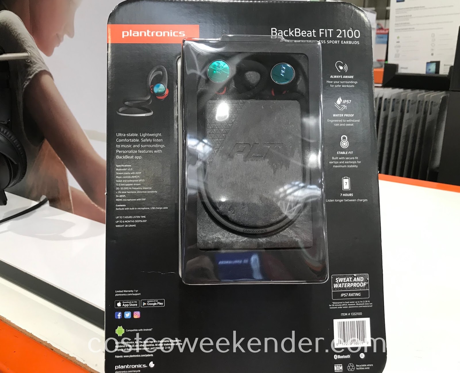 Plantronics BackBeat Fit 2100 Wireless Sport Earbuds Costco Weekender