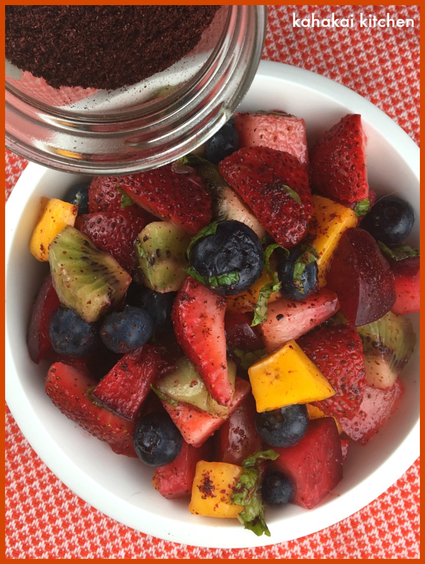 Kahakai Kitchen Mango Ice Cream with SumacSpiced Fruit & Maple Granola, Inspired by 'Unearthed