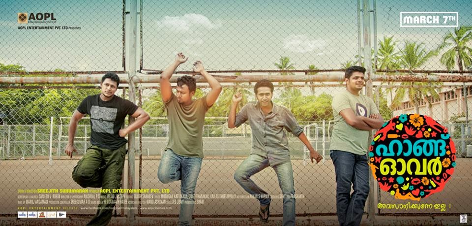 'Hangover' Malayalam movie releases today (Mar.7)