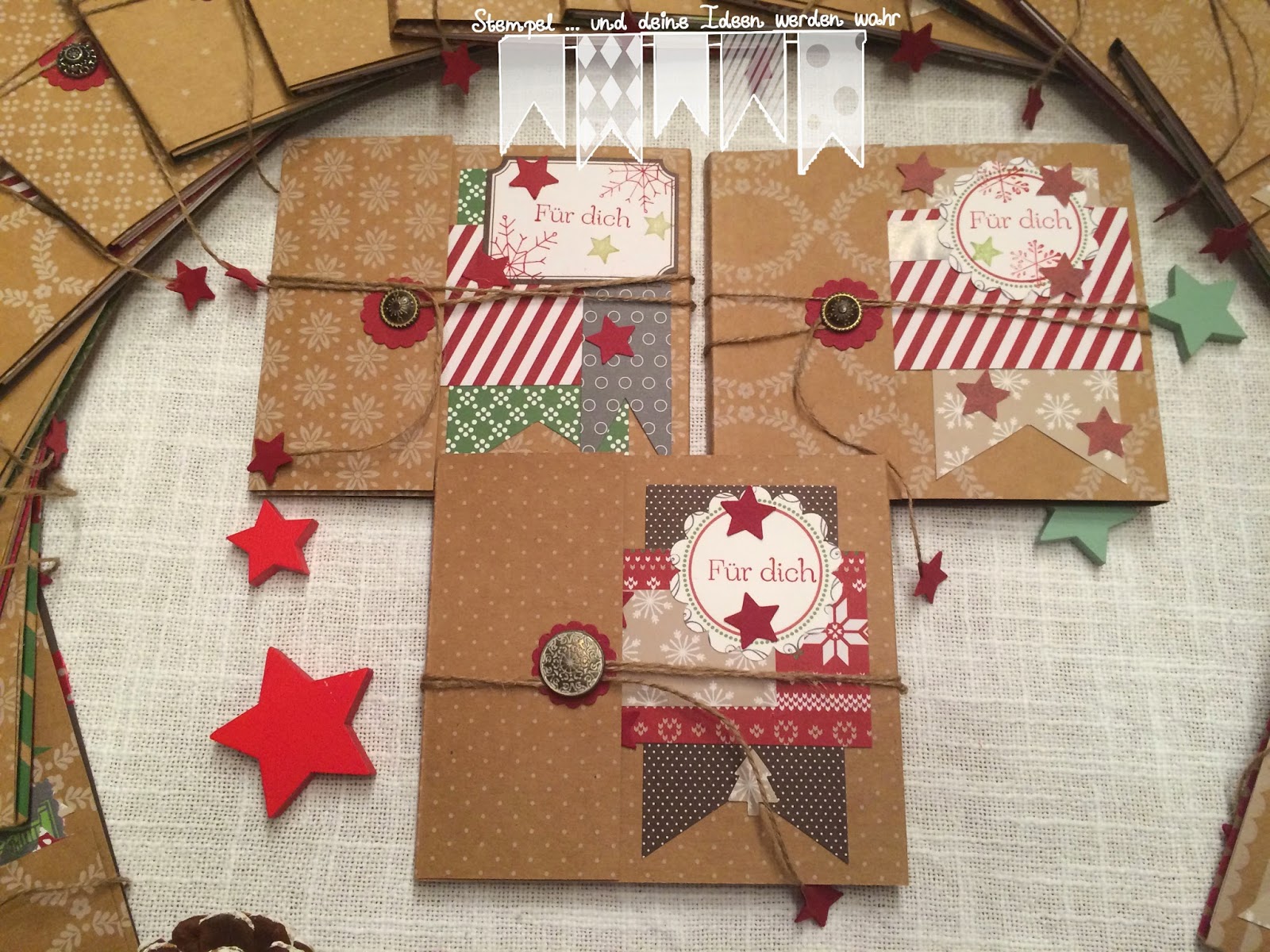 Meine Weihnachtskarten für dieses Jahr ~ Stempel und deine Ideen werden