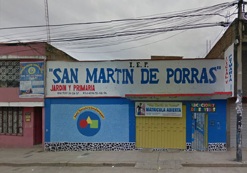 Escuela SAN MARTN DE PORRAS - El Tambo
