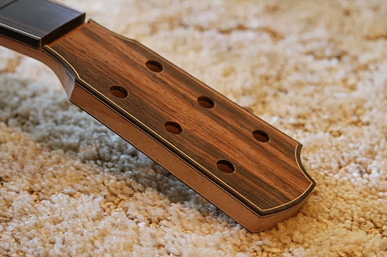 Wood With Strings Preparing the Headstock for Binding