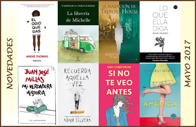 Selección de novedades editoriales de mayo de 2017 del blog Deja volar tu imaginación