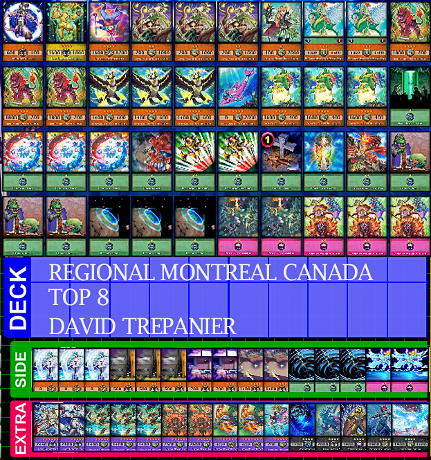 DECK RITUAL BEASTGEMKNGITH TOP 8 REGIONAL MONTREAL CANADA, DAVID