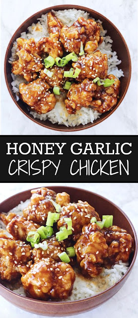 HONEY GARLIC CRISPY FRIED CHICKEN HONEY GARLIC CRISPY FRIED CHICKEN