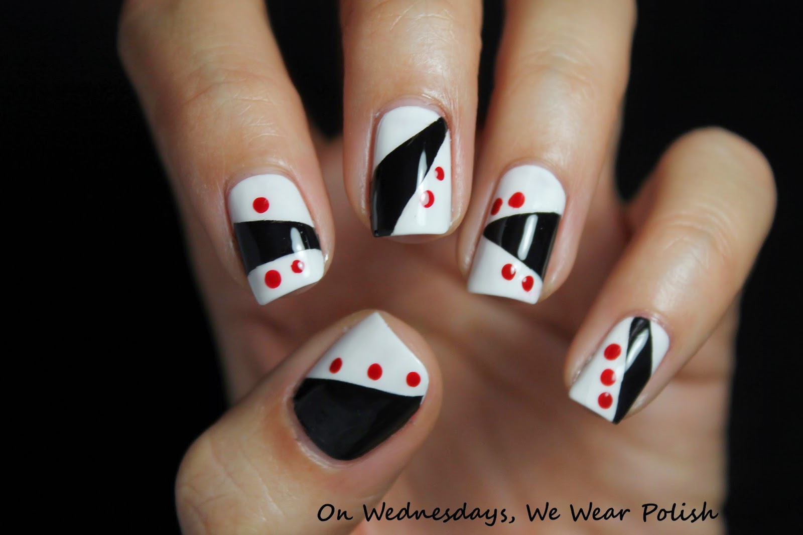 On Wednesdays, We Wear Polish : Geometric Nail Art