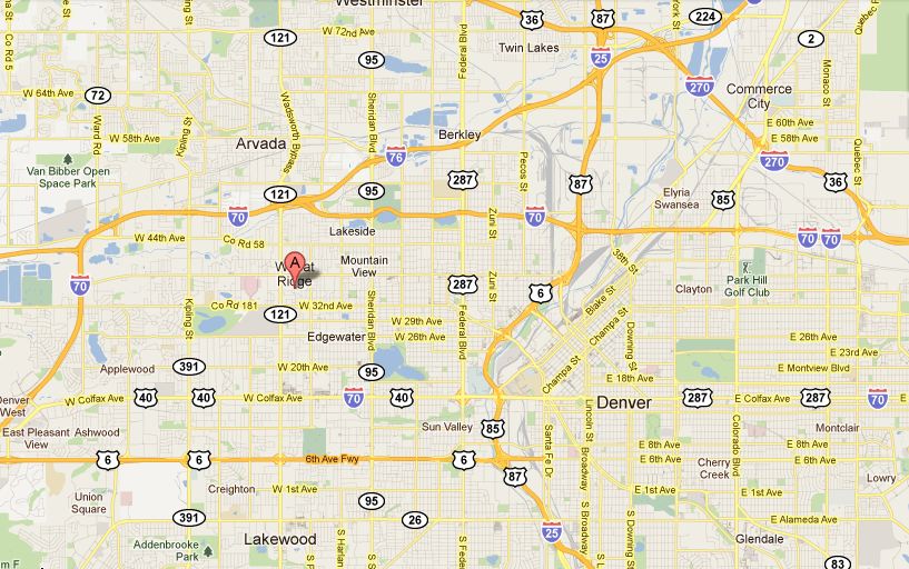 Wheat Ridge Zip Code Map United States Map