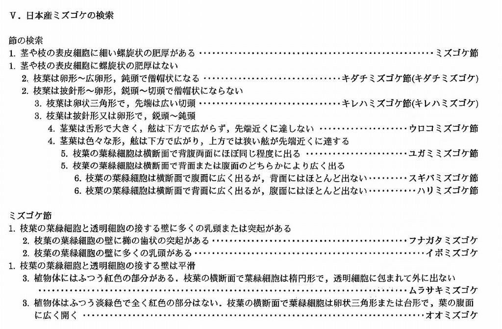 検索表